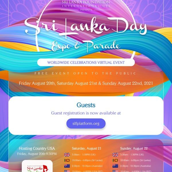 2021 Sri Lanka Day Expo & Parade Goes Global