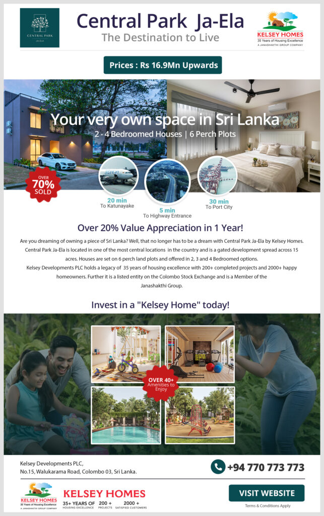 Kelsey Homes – The Premier Housing Developer in Sri Lanka