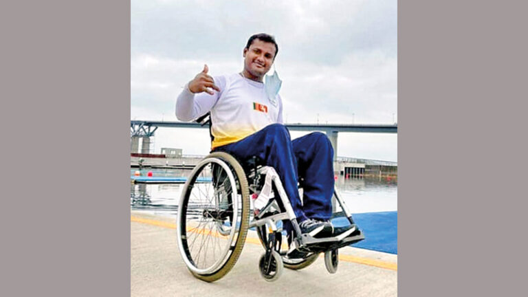 Mahesh Jayakody first SL oarsman to compete at Para Games-by Dhammika Ratanweera