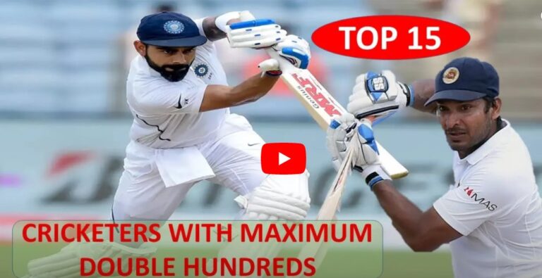Most Double Hundreds in Test Cricket. Top 15 batsmen with maximum number of double hundreds in Tests