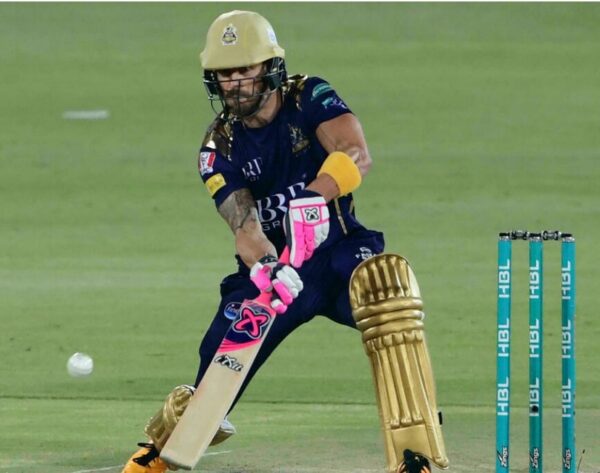 South Africa star Faf du Plessis playing for Quetta Gladiators
