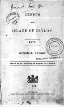 The First Census of Sri Lanka-by Randika Jayakody and Jerome Perera