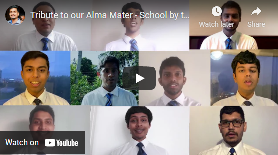 Tribute to our Alma Mater – School by the Sea (Virtual Choir) – By the old boys of S. Thomas’ College, Mount Lavinia, Sri Lanka