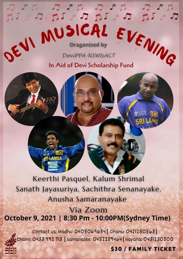 Devi Musical Evening organised by Devi PPA - NSW & ACT.