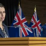 New Zealand prime minister Jacinda Ardern and police commissioner Andrew Coster