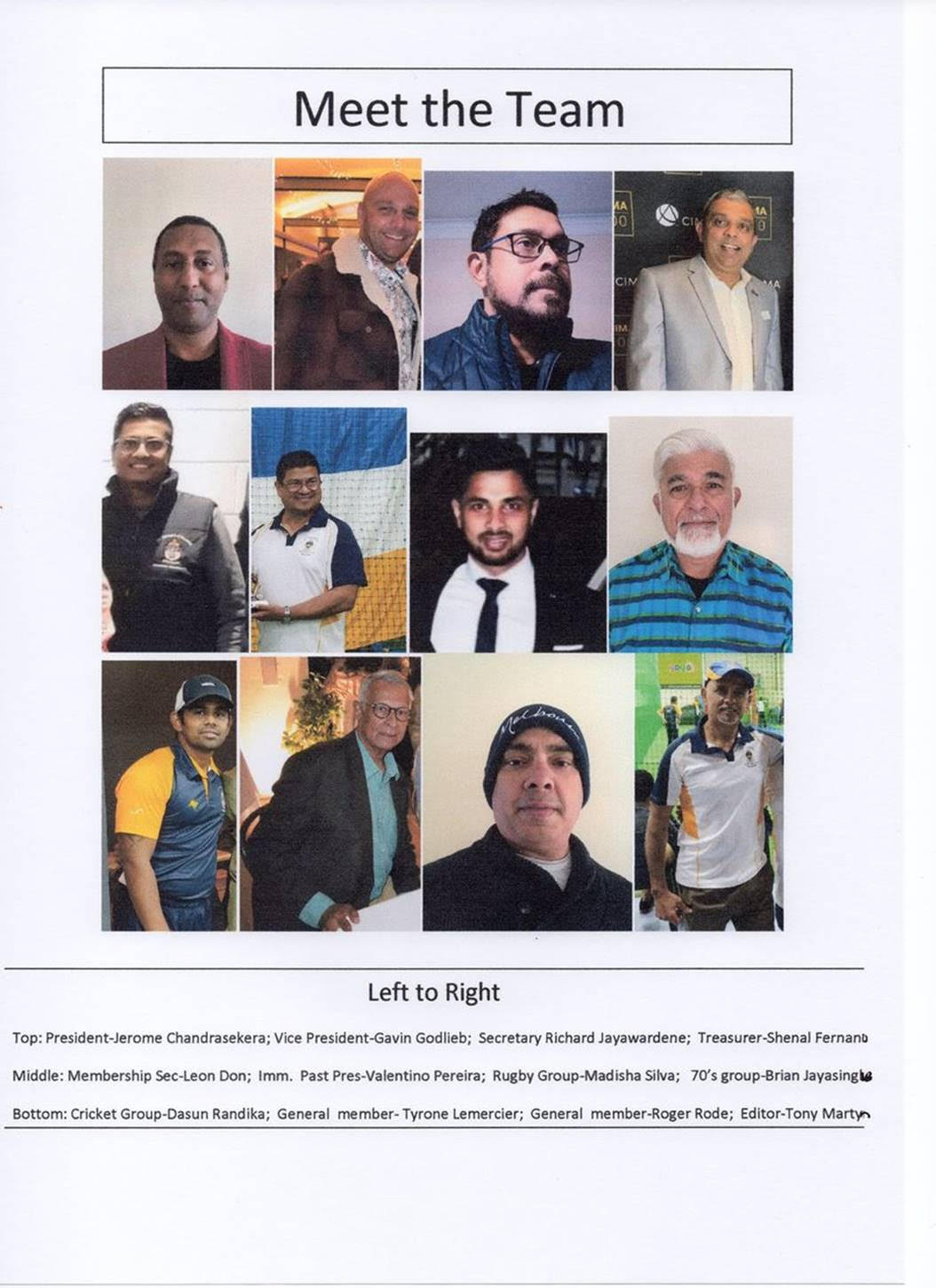 ST PETERS COLLEGE COMMITEE