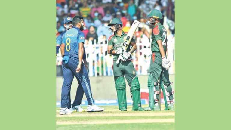 Lahiru Kumara and Liton Das fined for on field tussle