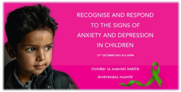 PINK SARI - Recognise and respond to signs of anxiety and depression in children