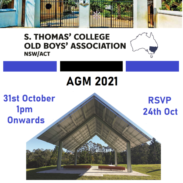 Annual General Meeting 2021 – S.Thomas’ College Old Boys’ Association NSW/ACT