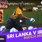 sri lanka vs ireland T20 worldcup