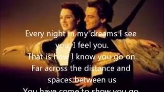 My Heart Will Go On I Titanic (Lyrics)