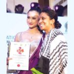 Anna-Marie Ondaatji with Kasturi Chellaraja