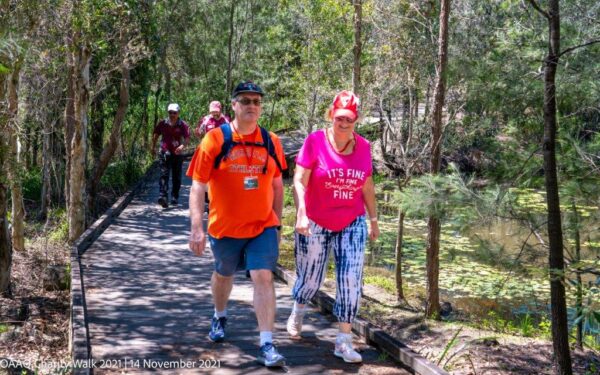 Charity Walk organised by the Old Ananda Assoc Qld on Sunday the 14th Nov 2021 