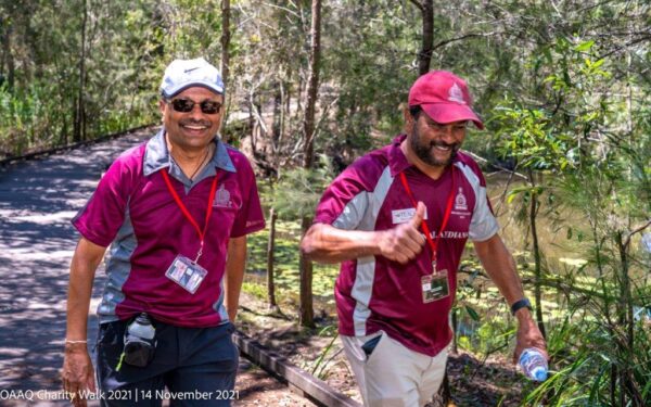 Charity Walk organised by the Old Ananda Assoc Qld on Sunday the 14th Nov 2021 