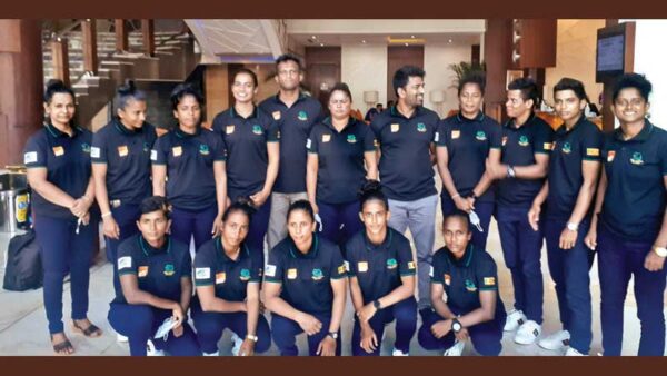 The Sri Lankan women’s 7s team