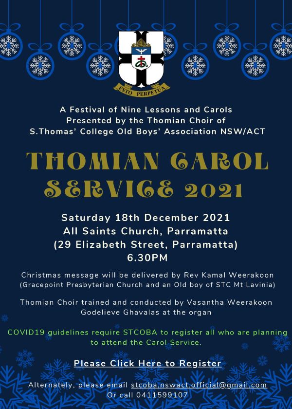Thomian Carol Service 
