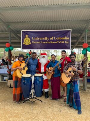  First Sri Lankan Calypso Band in Sydney - playing at a recent Christmas party of University of Colombo Alumni Association of NSW on 12th December 2021