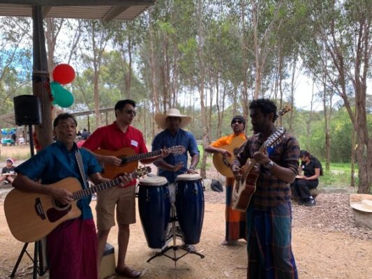  First Sri Lankan Calypso Band in Sydney - playing at a recent Christmas party of University of Colombo Alumni Association of NSW on 12th December 2021