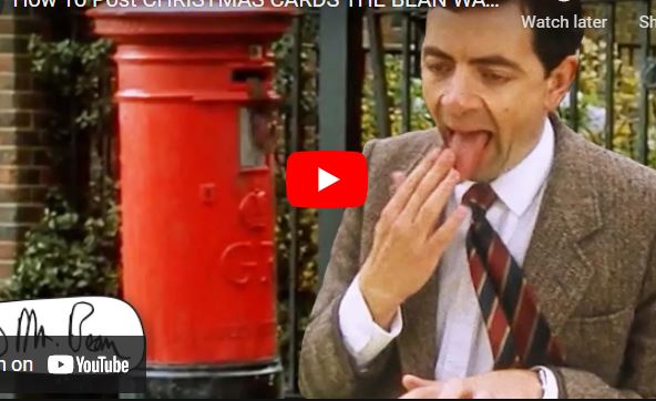 How To Post CHRISTMAS CARDS THE BEAN WAY