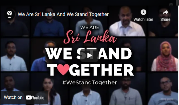 Sawasangeetha – We Are Sri Lanka And We Stand Together by Oscar E V Fernando