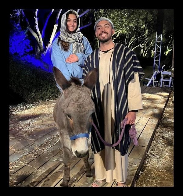 Samantha is Mary at Calvary Chapel in Chino Hills, Ca. - Depicts the Mother of Jesus Arriving in Bethlehem This weeklong event was attended by thousands (Samantha's Mom is Sri Lankan!)