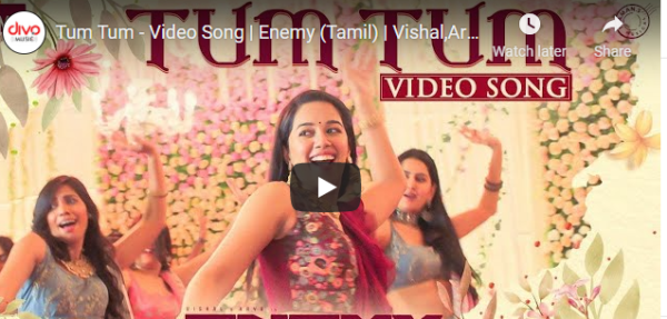 Tum Tum – Video Song | Enemy (Tamil) | Vishal,Arya | Anand Shankar | Vinod Kumar | Thaman S