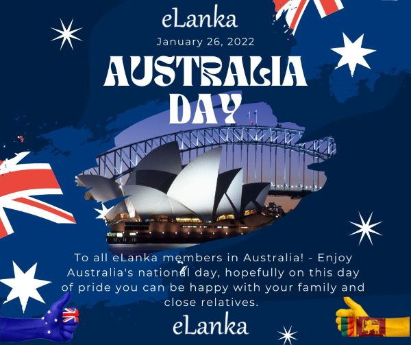 eLanka Newsletter – 30th January 2022 – 9th Edition – Sri Lankans In Australia