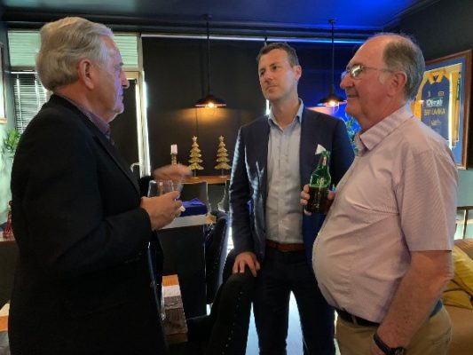 Cricket Australia CEO Nick Hockley joins Cricket officials for dinner at Upali's in Melbourne – by Johann Dias Jayasinha