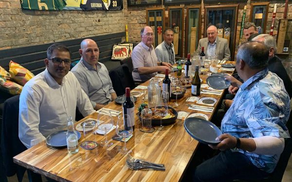 Cricket Australia CEO Nick Hockley joins Cricket officials for dinner at Upali's in Melbourne – by Johann Dias Jayasinha