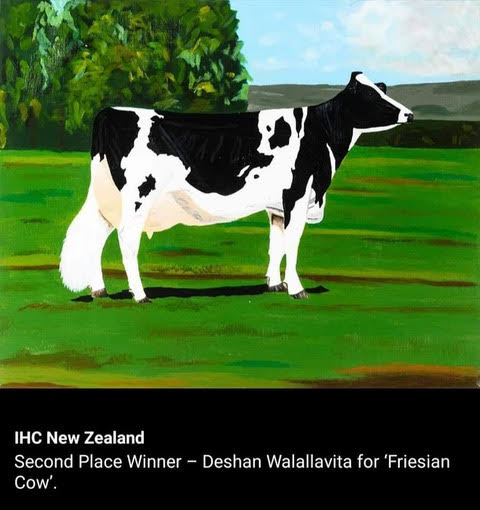 Deshan Walallavita expands his forte -  emerges runner-up at IHC Art Awards - By Clifford Lazarus