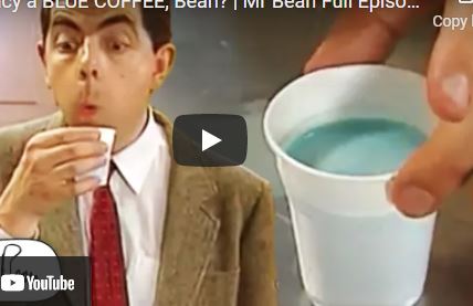 Fancy a BLUE COFFEE, Bean? | Mr Bean