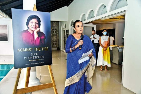 ‘Against the Tide’- Sumi Moonesinghe Book Launch by Savithri Rodrigo