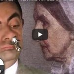 Mr Bean ADMIRES A PAINTING 