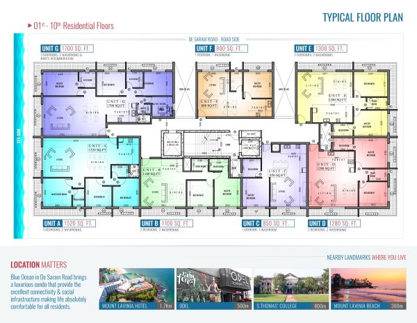 No 342 De Saram Road, Moun Lavinia, Sri lanka – Apartments for Sale