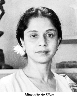 Remembrance of the first Asian woman architect in the mid 1990's on her 104th birth anniversary Minnette de Silva: An unfinished portrait