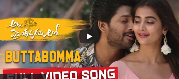 #AlaVaikunthapurramuloo – ButtaBomma Full Video Song (4K) | Allu Arjun | Thaman S | Armaan Malik