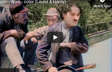 Chaplin – Work – color (Laurel & Hardy)
