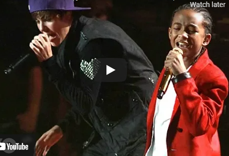 Justin Bieber - Never Say Never ft. Jaden Smith (Live)