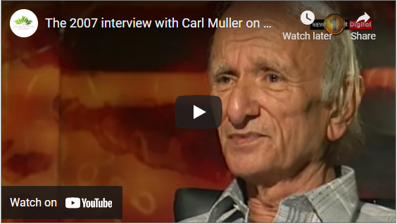 The 2007 interview with Carl Muller on Channel 1 MTV’s Nothing Personal