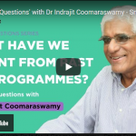 INTERVIEW WITH DR. INDRAJIT COOMARASWAMY - 3 Smart Questions