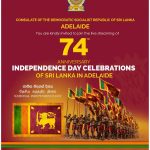 Independence Day Celebrations of Sri Lanka in Adelaide - 4th February 2022