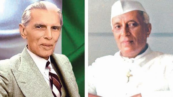 Mohammed Ali Jinnah and Pandit Jawaharlal Nehru