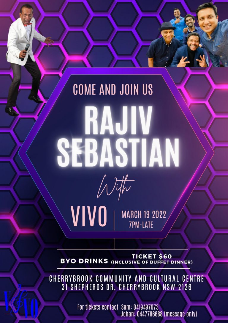 Rajive Sebastian with Vivo on 19 March 2022 (Sydney event)