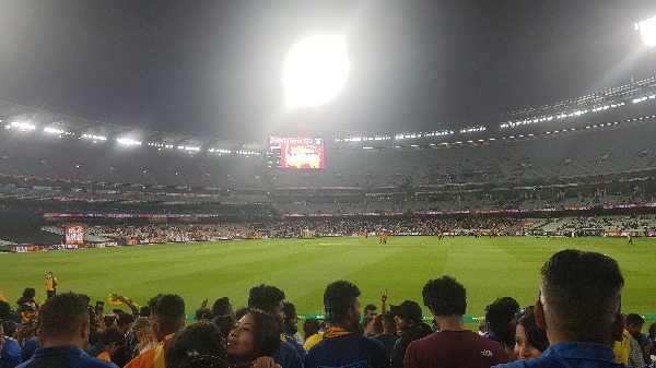 SL Drummer Joyous Jo Joe Paiva at MCG T20 Aust vs Sri Lanka Final Encounter – by Joe Paiva