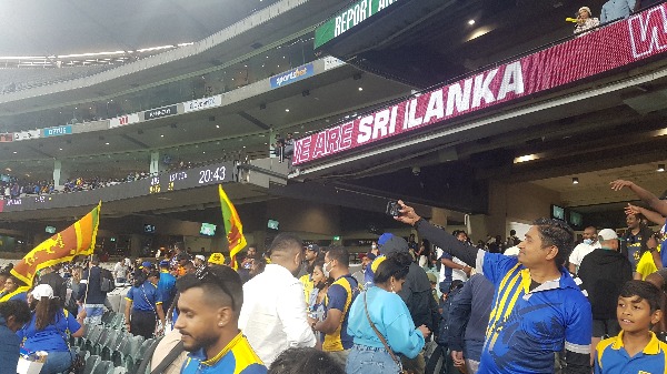 SL Drummer Joyous Jo Joe Paiva at MCG T20 Aust vs Sri Lanka Final Encounter – by Joe Paiva