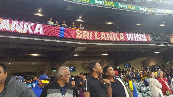 SL Drummer Joyous Jo Joe Paiva at MCG T20 Aust vs Sri Lanka Final Encounter – by Joe Paiva