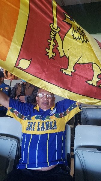 SL Drummer Joyous Jo Joe Paiva at MCG T20 Aust vs Sri Lanka Final Encounter – by Joe Paiva