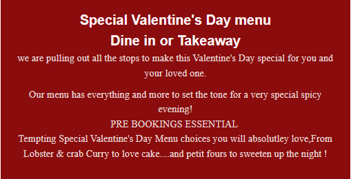 Sri Lankan Street Food by Dish - Celebrate Valentine's Day with our Special Tempting Menu