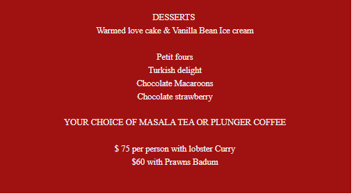 Sri Lankan Street Food by Dish - Celebrate Valentine's Day with our Special Tempting Menu