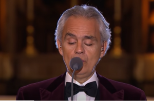 Andrea Bocelli & Mattoe Bocelli-Holy night cross hall